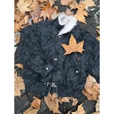 网图美式复古飞机扣解构立领座山雕棉服男冬棉衣外套M5052-特P120，男装棉衣，星座1007（原301D）