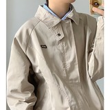 网图翻领外套男士老钱风春装夹克行政夹克AB174-特P65，男装夹克，星座1007（原301D）