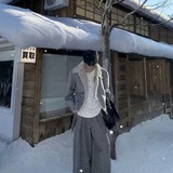 网图毛内胆派克棉服男女座山雕夹克冬季休闲短款外套S885-特P108，男装夹克，星座1007（原301D）