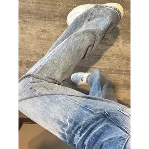 新款男直筒宽松阔腿美式高街裤子RX01-特P46图片