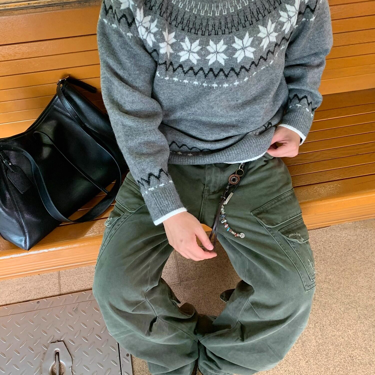 网图费尔岛提花针织衫毛衣男女情侣上衣潮YM650-特P60,男装针织衫/毛衣,星座1007（原301D）