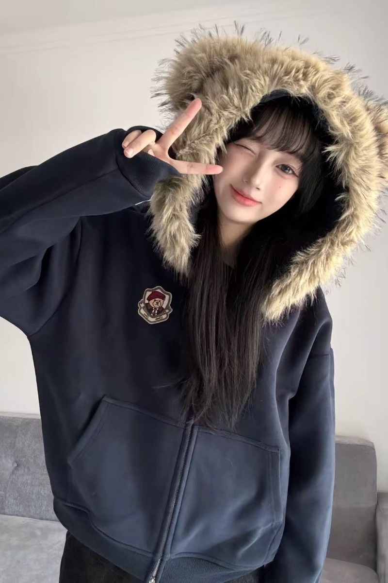 网图亨利领正肩卫衣男美式拼接长袖卫衣XJ380常规特P60加绒特P65，女装卫衣/绒衫，星座1007（原301D）