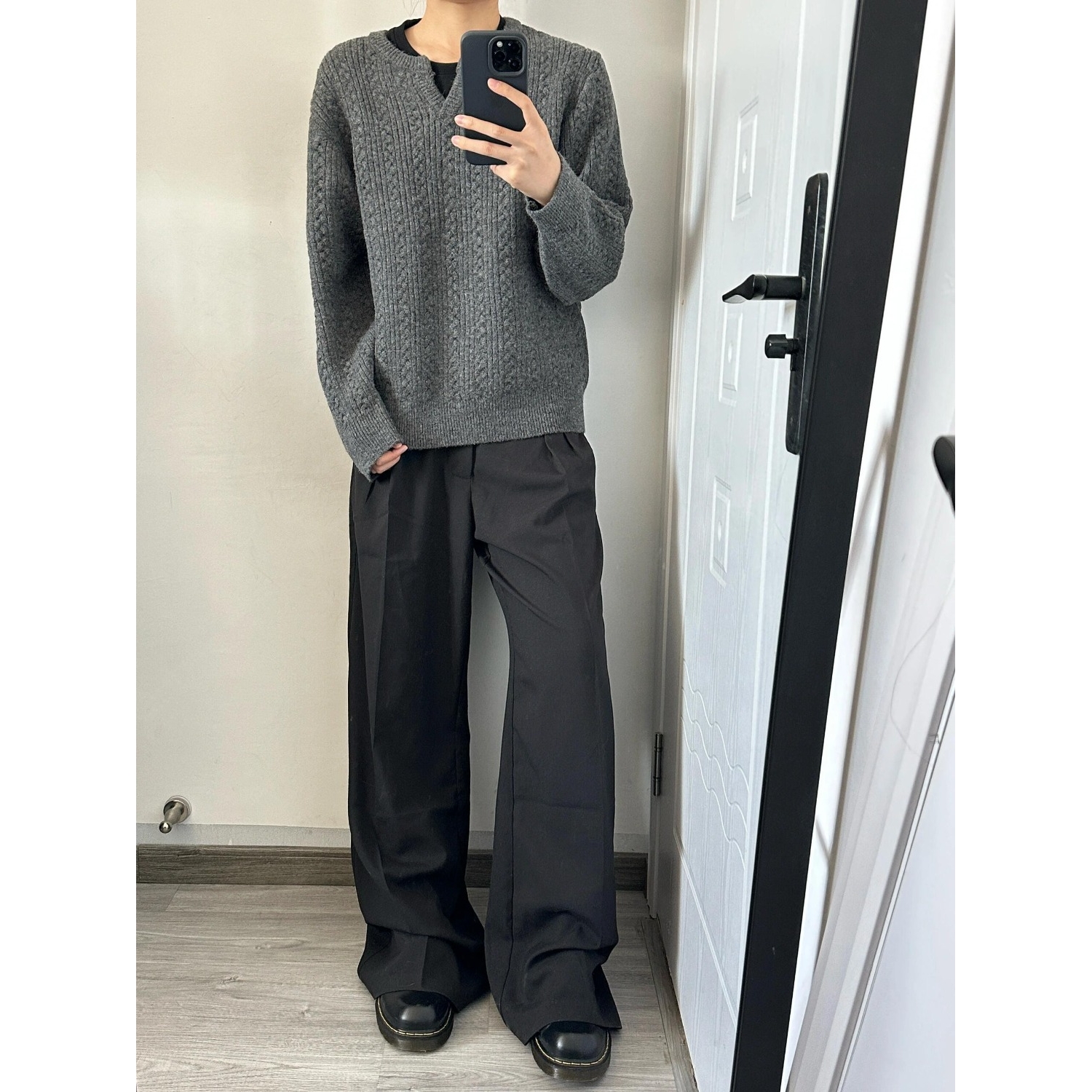 男士宽松v领针织毛衣秋季新款老钱风休闲线衣百搭上衣M5308-特P55，男装针织衫/毛衣，星座1007（原301D）