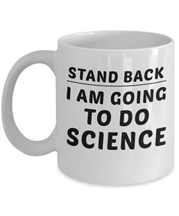 网红stand back i'm going to do science陶瓷咖啡牛奶马克茶水杯