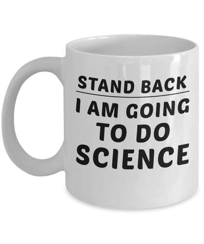 网红stand back i'm going to do science陶瓷咖啡牛奶马克茶水杯