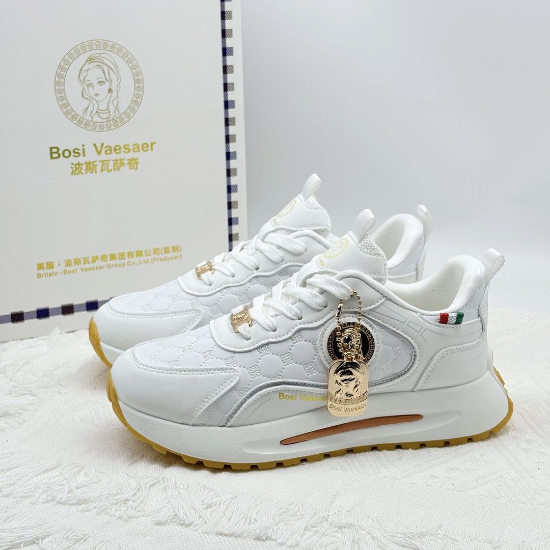 BosiVaesacr波斯瓦萨奇鞋子厚底百搭时尚轻便男女同款轻奢休闲鞋
