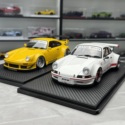 IG 1:18 保时捷 911 930 RWB 宽体改装版 仿真树脂汽车模型