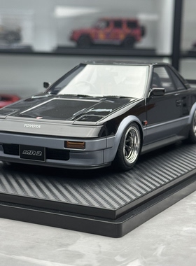 IG 1/18 Toyota MR2 (AW11)树脂收藏摆件汽车模型礼品