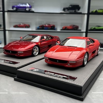 V8 model  1/18 法拉利F355 树脂汽车模型  模型收藏桌面摆件礼物