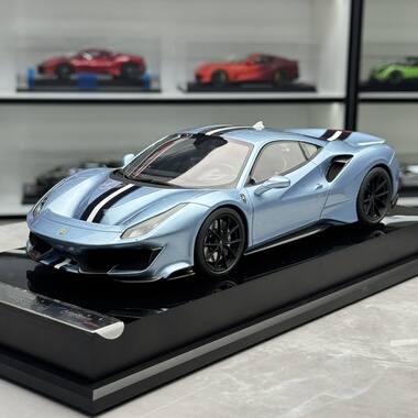 Amalgam 1/18 法拉利Ferrari 488pista 定制 限量版汽车模型摆件