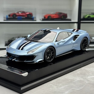 Amalgam 1/18 法拉利Ferrari 488pista 定制 限量版汽车模型摆件