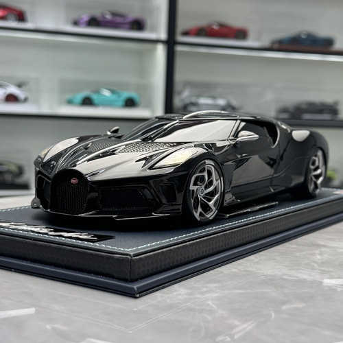 1:18 MR 布加迪 黑夜之声 La Voiture Noire树脂收藏汽车模型