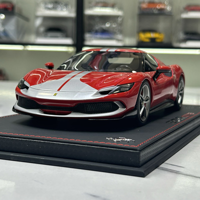 BBR法拉利296 GTB Assetto Fiorano限量版放真树脂汽车模型1 18