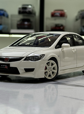 现货 MH 1:18 本田 思域Civie Type R FD2 2007 合金汽车模型收藏