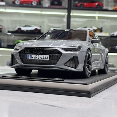 MH 1/12 奥迪Audi Rs6 Avant C8 2021款 限量版汽车模型摆件礼品