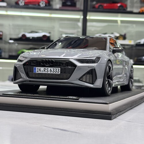 MH 1/12 奥迪Audi Rs6 Avant C8 2021款 限量版汽车模型摆件礼品