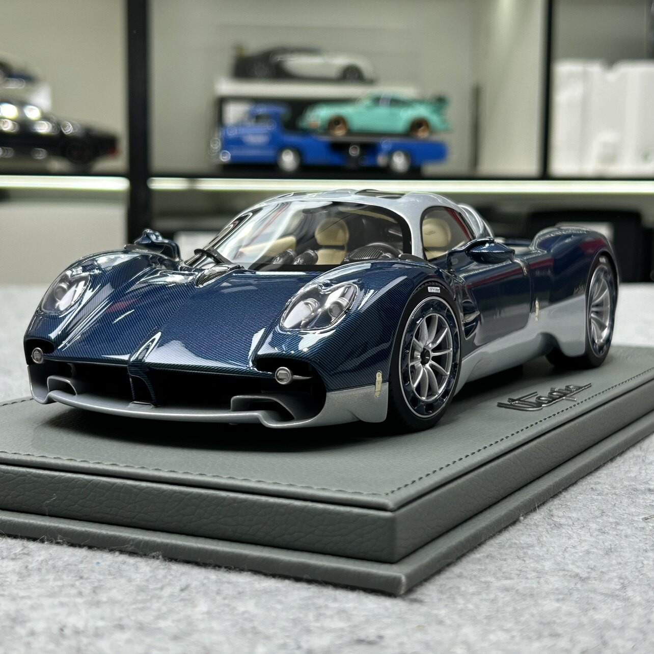 bbr帕加尼pagani utopia超跑限量版仿真树脂汽车模型收藏摆件1 18