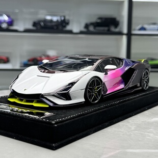 HH Model 兰博基尼Sian FKP 37树脂汽车模型1:18收藏品摆件仿真