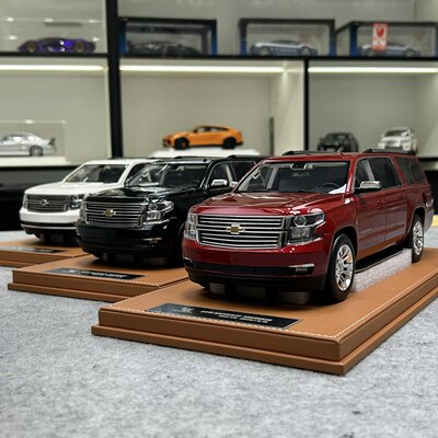 GOC 1:18 雪佛兰 萨博班 Suburban Tahoe LTZ SUV 2015 汽车模型