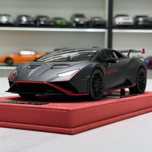 MR 1:18 兰博基尼Huracan STO黑武士超跑特注版收藏模型