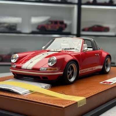 MAKE UP 1:18 保时捷 SINGER 911 964 TARGA 树脂汽车模型 EML212