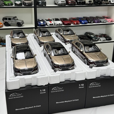 Almost real 似真AR 1:18 奔驰迈巴赫S680新款S级w223合金车模型