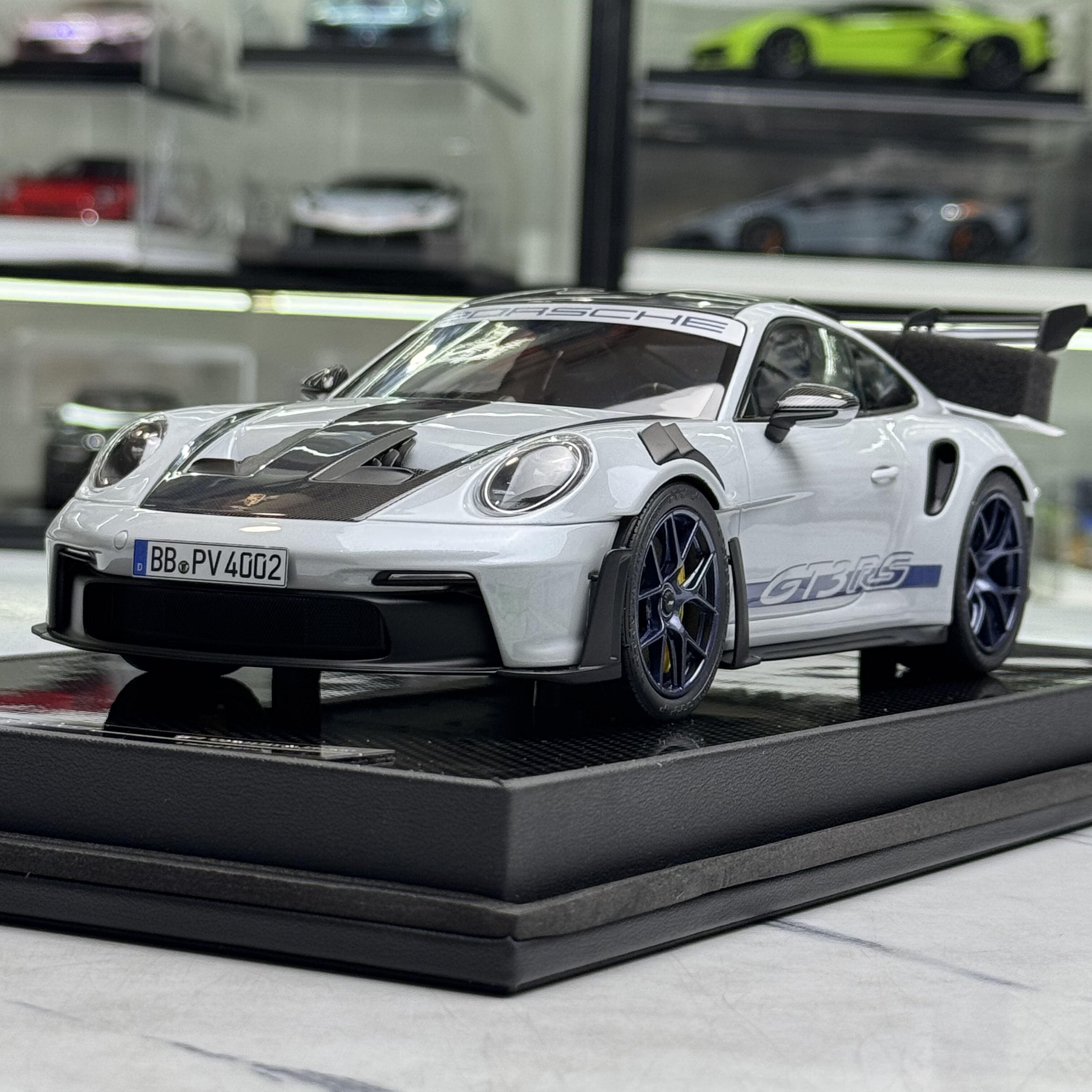 现货 TP 1:18 保时捷992 GT3 RS Weissach Package树脂汽车模型