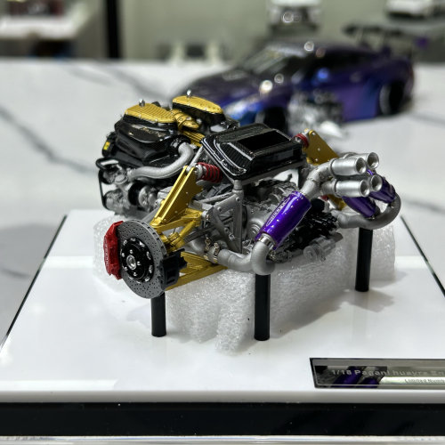 现货 VMB 1:18帕加尼Pagani花雅Huayra静态引擎发动机 汽车模型