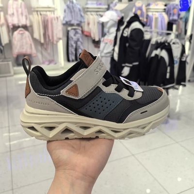 斯凯奇儿童2024年跑步鞋休闲户外轻便舒适休闲运动鞋406146L