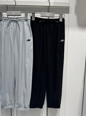 Skechers斯凯奇26夏季男童遮热抗紫外线速干针织束脚裤 P226B015