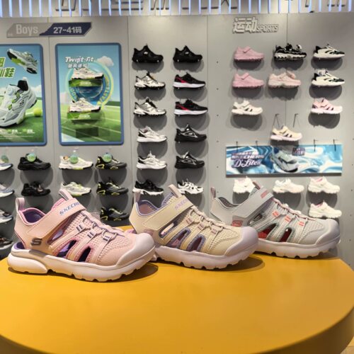Skechers斯凯奇儿童26夏新女童时尚百搭运动休闲包头凉鞋319265L