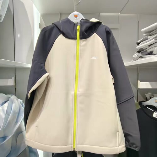 斯凯奇儿童2026秋季新款男童时尚百搭运动休闲长袖外套 P426B043