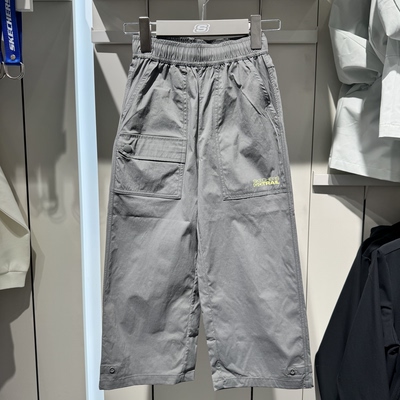 Skechers斯凯奇儿童26夏季新款男童时尚百搭运动休闲长裤P226B047