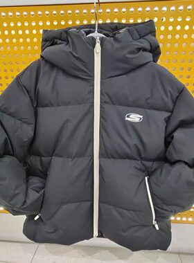 Skechers斯凯奇儿童2026冬季新款女童时尚休闲梭织羽绒服P426G049