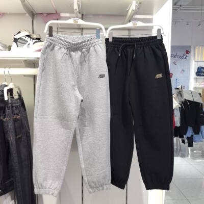 斯凯奇儿童儿童26春季新款男童时尚百搭运动休闲卫裤长裤L126B020