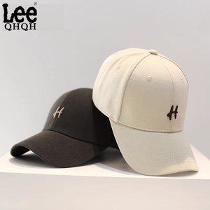 QHQH Lee帽子女款2024新款硬顶遮阳棒球帽显脸小太阳帽女生鸭舌帽