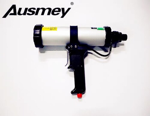 澳洲AUSMEY品牌气动硬管胶枪310ml  推力145KG铝筒胶塑料胶瓶通用