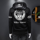 8006冬季新款男士连帽外套拼接保暖白鸭绒羽绒服P280控价388，男装羽绒服，钱塘2010-1