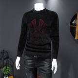 3590冬季新款潮男个性提花加厚羊绒毛衣P135，男装针织衫/毛衣，钱塘2010-1