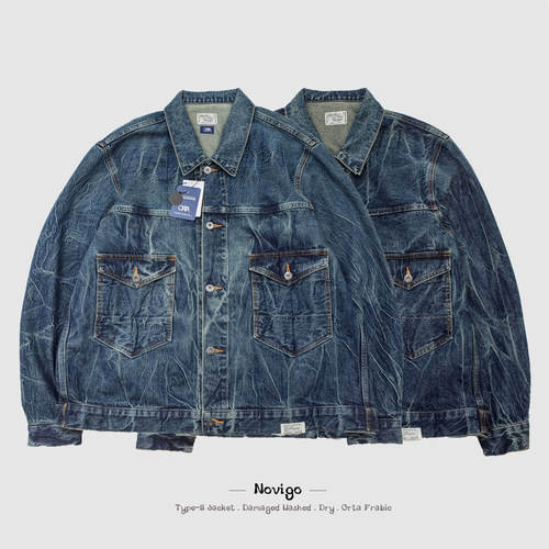 NOVIGO24AW余文乐同款牛仔外套