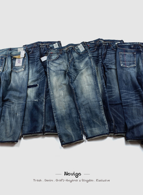 第二弹!NOVIGO TRASH AOYAMA x 青岛 匠师职人洗水日本赤耳牛仔裤