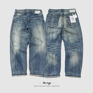 NOVIGO 牛仔裤 旧金山年代细节 146洗水底板改良 致敬X 水纹牛王