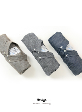 夏至番品 日制面料NOVIGO B.D SHIRT.CHAMBRAY钱布雷青年布衬衫