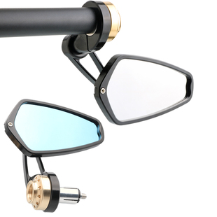 适用于川崎Z400改装手把镜Z1000后视镜MT07反光镜MT03 MT09车把镜