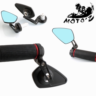 适用于KTM390车把手把镜duke250 790 1290改装大视野后视镜反光镜