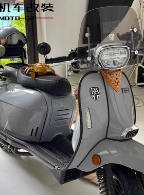 RA复古踏板车GP150 GP200 TG300 英伦风配件手把镜反光镜车把镜