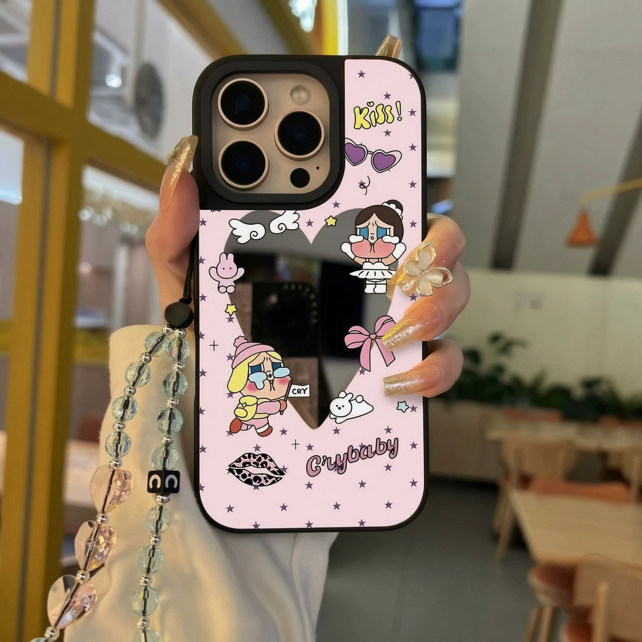 适用于苹果17promax手机壳iphone16promax爱心芭蕾女孩15刀锋12/13套支架17air全包14新款11男女