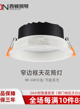 西顿照明嵌入式筒灯12503