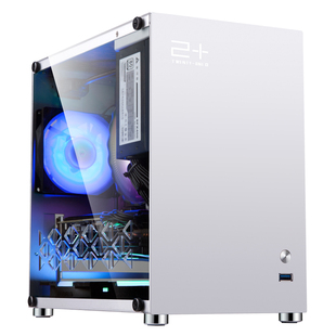 金河田MATE Q1全铝迷你台式机电脑侧透MATX风冷itx小机箱SFX电源