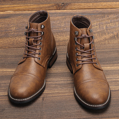 Men workwear boots, outdoor Martin boots男工装户外休闲马丁靴